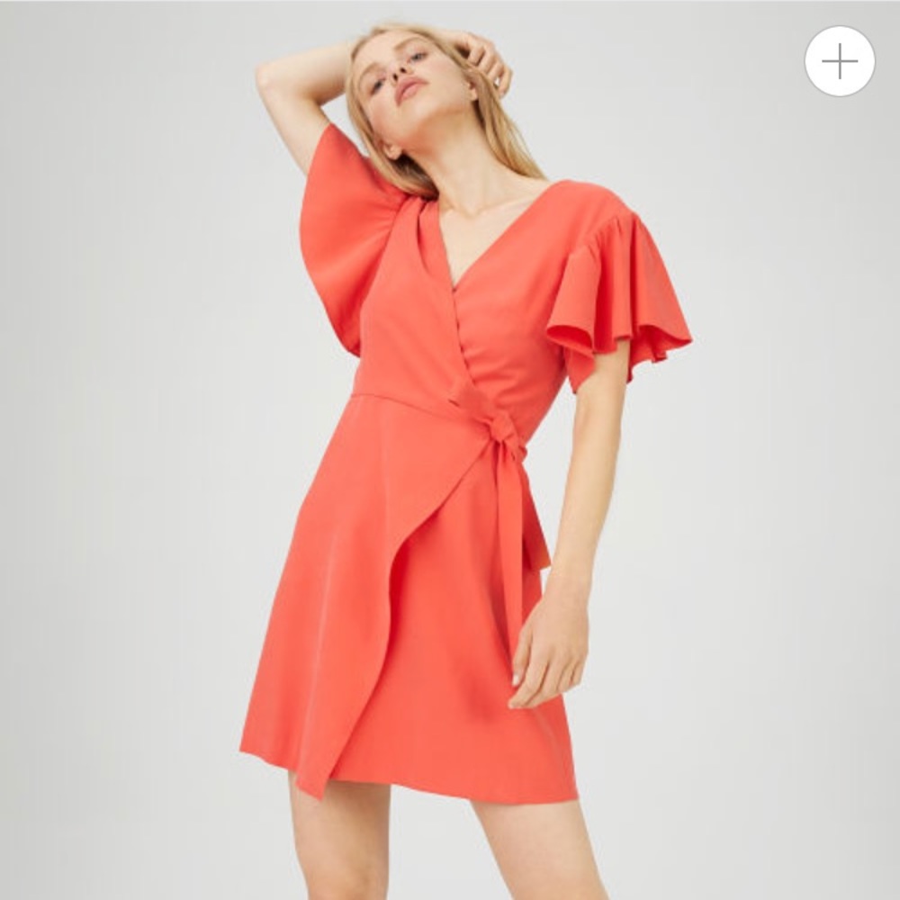 Club Monaco Geovanna wrap dress